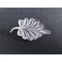 SILVER FILIGREE CRAFT - CHANDI TARKASHI Silver Filigree Jewellery Leaf shaped Brooch For Women (SJ-Brooch-992), 3 image