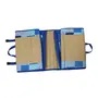 SHITALPATI GRASS MAT Foldable Cushion Mat Korai River Grass (4 X 6 ft Fabric New Blue Cotton) with 18 MM Soft Foam Portable and Comfort Sleep, 3 image