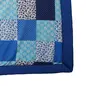 SHITALPATI GRASS MAT Foldable Cushion Mat Korai River Grass (4 X 6 ft Fabric New Blue Cotton) with 18 MM Soft Foam Portable and Comfort Sleep, 6 image