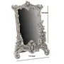 TIBETAN SILVER ENGRAVING PRODUCTS Antique German Silver Photo Frame with Reflective Sheet for Home Decor and Gifting - Size 10 X 7.5 Inch, 6 image