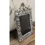 TIBETAN SILVER ENGRAVING PRODUCTS Antique German Silver Photo Frame with Reflective Sheet for Home Decor and Gifting - Size 15 X 9 Inch, 3 image