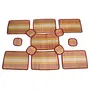 TERRACOTTA JEWELLERY River Grass Placemat for Dining Table Mat Sets of 6 Table Mat 1 Central Mat and 6 Coaster., 2 image