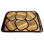 TERRACOTTA JEWELLERY Black River Grass Placemats for Dining Table Mat Sets of 6 Table Mat 1 Central Mat and 6 Coaster., 3 image