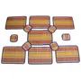 TERRACOTTA JEWELLERY Blue River Grass Placemats for Dining Table Mat Sets of 6 Table Mat 1 Central Mat and 6 Coaster., 2 image