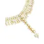 Karatcart Gold Plated Tassel Beads Kundan Anklets (Gold9 inches), 4 image