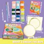 Kalakaram Punch Needle Kit | Starters Punch Needle DIY Embroidery Kit with Printed Designs and All Tools | Beginner Friendly DIY Art and Craft Kit for Kids | Birthday Gift for Girls, 2 image