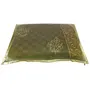 KANUSHI Industries Set of 10 Pc Transparent Saree Covers/Saree Bags/Storage Bags/Clothes Covers with Stainless Steel Zip Lock Combo (Suitable for Single Saree Pack) (Golden), 2 image