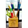 IVEI Wooden Pen Stand Cube - Dream, 6 image