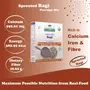 TummyFriendly Foods Certified Organic Sprouted Ragi Porridge Mix , Made of Organic Sprouted Ragi for Baby, Rich in Calcium, Iron, Fibre & Micro-Nutrients ,200g Each, 2 Packs Cereal (400 g, Pack of 2, 6+ Months), 6 image
