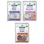 TummyFriendly Foods Certified Organic Stage1 Sprouted Porridge Mixes Trial Packs Sprouted Ragi, Sprouted Brown Rice and Oats | 50g Each, Cereal (150 g, Pack of 3)