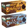 Tummy Friendly Foods Millet Cookies - Chocolate, Oats-Chocolate - Pack of 2 - 75g each. Healthy Ragi Biscuits, snacks for Baby, Kids & Adults