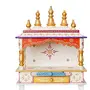 Wood Home Temple (15 X 8 X 18 Inch)(Multicolour), 3 image