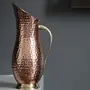 Indian Bartan Handcrafted Copper Jug, 3 image