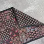Indian Tijori Black & Brown Cotton Patchwork Table Mat , 3 image