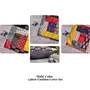 Indian Tijori Patchwork Multi Color set of 3 Cushion Covers, 5 image