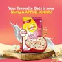 Saffola Oats with Apple 'n' Almonds Fruit Flavoured Oats with High Fibre Yummy Anytime Snack 400g, 4 image