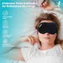 Vifitkit Eye Mask For Sleeping With Adjustable Strap Premium Sleeping Mask for Men Women and Kids Blind Fold For Comfortable Sleep Travelling Sleep Mask Sleeping Eye Mask (Black), 4 image