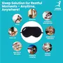 Vifitkit Eye Mask For Sleeping With Adjustable Strap Premium Sleeping Mask for Men Women and Kids Blind Fold For Comfortable Sleep Travelling Sleep Mask Sleeping Eye Mask (Black), 7 image