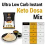 NutroActive Keto Dosa Mix Gluten Free 2 gm Net Carb Per Dosa- 350 g (Pack of 3), 4 image