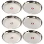Embassy Appy Quarter Plate Size 8 18.3 cms (Pack of 6 Stainless Steel)