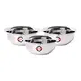 Embassy Stainless Steel Eco Bowl Pack of 3 Size 0 400 ml/Bowl