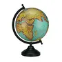 13.5" Rotating Globe Table Decor Ocean Geographical Earth Desktop Globe Home Decor - Perfect for Home, Office & Classroom By Globes Hub