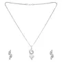 Austrian Crystal Studded Chandllier Style Designer Jewelry Set With Earring