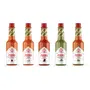 Sauce Combo (Mexican CULANTRO + RED Cherry Pepper + Mint + Garlic + Timbur) (Pack of 5 Bottles)(60gm X 5= 300 gm) Original Indian Hot Sauce Bottle