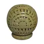 Stone Candle Holder (Ball Shape) 11 cm