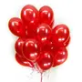 Pack of 50 Red Metallic Latex Balloons for Brthday Decoration 12 Inch