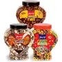 Percy Children Breakfast Combo (Fruit Rings  Vanilla Flakes Chocolate Fills Cereals) 3 Jumbo Jars 1.22kg Jar 1220 g