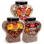 Percy laty Breakfast Combo ( Flakes Chocolate Fills  Vanilla Flakes Cereals) 3 Jumbo Jars 1300 g