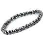 Reiki Crystal Products Natural Hematite Bracelet Crystal Stone 6mm Faceted Bracelet for Reiki Healing and Crystal Healing Stones