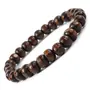 Reiki Crystal Products Natural Wooden Bracelet Crystal Stone 8mm Round Bead Bracelet for Reiki Healing and Crystal Healing Stones
