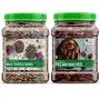 Bliss of Earth Combo Of Mexican Pecan Nuts And Milk Thistle Seeds Super Food For Liver Cleansing Immunity Boosting And Blood Sugar Control (Pack Of 2x500gm)