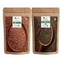 Bliss of Earth USDA Combo of Organic Red Quinoa and Chia Seed for Weight Loss Raw Super Food (2x200gm) Pack of 2