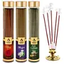 Rose Royal Mogra & Loban Incense Stick Agarbatti (100% Herbal) Bottle Pack of 3