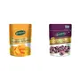 Happilo Premium Turkish Apricots 200g & Happilo Premium International Omani Dates Value Pack Pouch 680 g