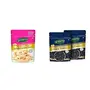 Happilo 100% Natural Premium Whole Cashews Value Pack Pouch 500 g &  Premium Afghani Seedless Black Raisins 250g (Pack of 2)