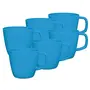 Milton Vector Melamine Mug Set of 6 200 ml Blue