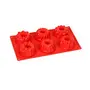 Wonderchef Silicone Pavoni Multi-Forme 6 Portions Mould Red