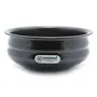 Coconut Hard Anodised Urli Pot Ringer Shape Cookware/Kitchenware Handi - 1 UnitCapacity - 1.4 litres Black - Dimension - 20 Cms