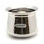 Coconut Stainless Steel - Cookware/Radiant Hammered Handi -1 Unit - Capacity - 850 ML