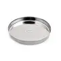 Coconut Stainless Steel 21 Guage Thali / Kumcha / Dinner Plate - 12 Inches - 1 Unit1