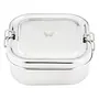 Butterfly Coral Stainless Steel Lunch Box (Silver)