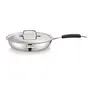 Coconut Stainless Steel Fusion Series Triply Fry Pan with Stainless Steel Lid - 24 cm