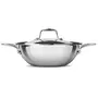 Milton Pro Cook Triply Stainless Steel Kadhai with Lid 26 cm / 3.6 Litre