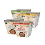 Organic Roots North Indian Khichdi Combo - Pack of 4 Instant Khichdi Healthy Snacks Ready To Eat & Cook Meal No MSG No Preservatives Full Meal