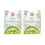 Organic Roots Spinach Soup Palak Instant Soup Packets Healthy Natural Ready To Cook Vegetable Soup Mix Powder Pack of 2 (15G Each 165Ml)
