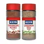 Keya Exotic Spices Combo Glass Bottle | Cardamom Powder x 1 50 gm | Nutmeg Powder x 1 65 gm | Pack of 2